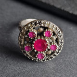 Timeless Beauty of a Handcrafted Ruby Vintage Ring - Baga Ethnik Living