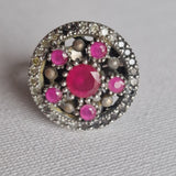 Timeless Beauty of a Handcrafted Ruby Vintage Ring - Baga Ethnik Living