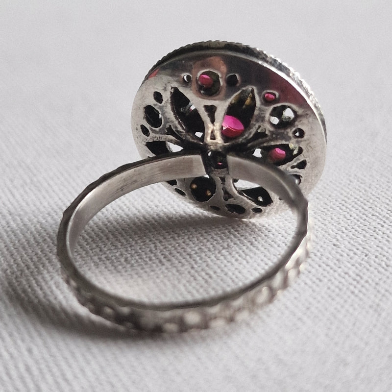 Timeless Beauty of a Handcrafted Ruby Vintage Ring - Baga Ethnik Living