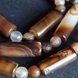 Bohemian style Himalayan Agate Beaded Necklace - Baga Ethnik Living