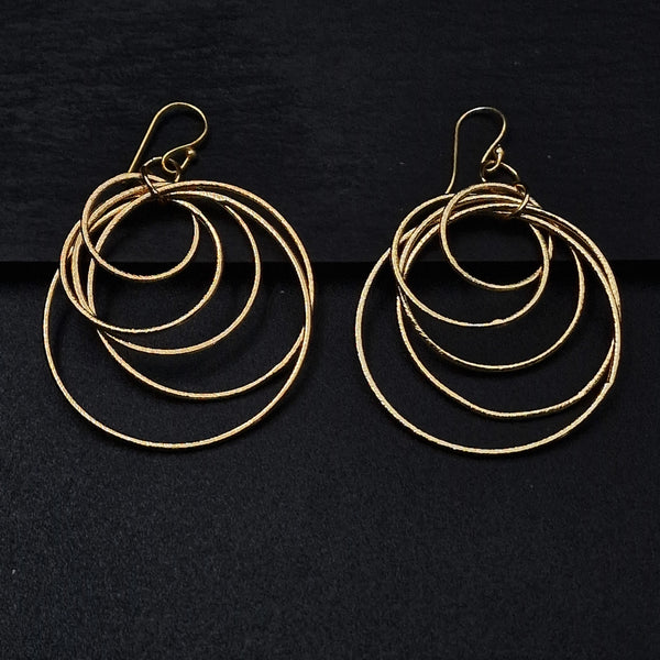 Multi Hoop Lightweight Unique Handmade Hook Earrings