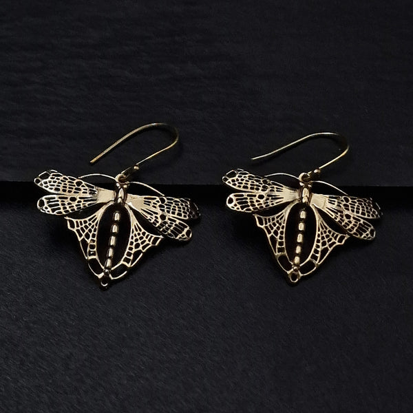 Stunning Dragonfly Hook Lightweight Handmade Earrings