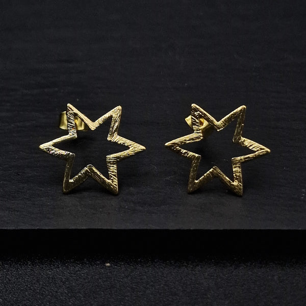 Simplistic Star Studs Handmade Lightweight Earring