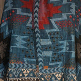 Tibet Yak Wool Shawl - Blue