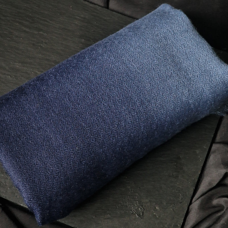 Delicate Blue Ombre Stole in Luxurious Pashmina Cashmere - Denims