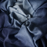 Delicate Blue Ombre Stole in Luxurious Pashmina Cashmere - Denims