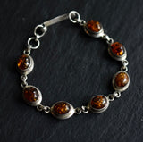 Vintage Baltic Amber Silver Sterling 925 Bracelet - Baga Ethnik Living