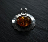 Stunning Vintage Baltic Amber Handmade Silver Sterling 925 Pendant - Baga Ethnik Living