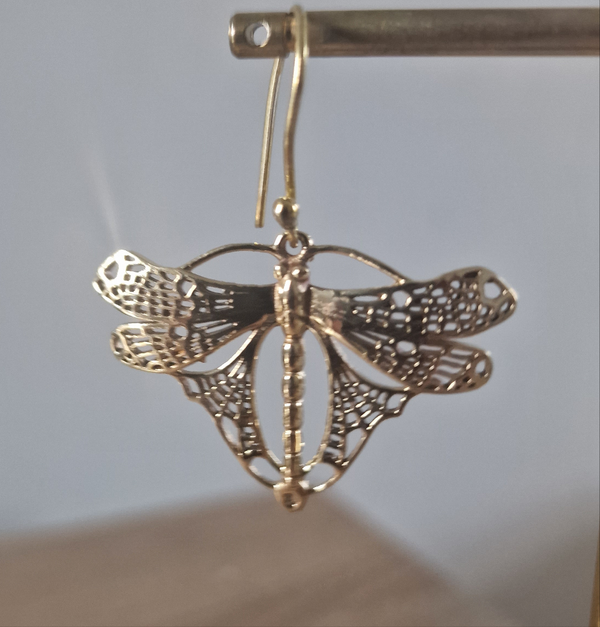 Stunning Dragonfly Hook Lightweight Handmade Earrings