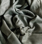 The Luxury Soft Kashmir Pashmina Stoles- Sage Grey - Baga Ethnik Living