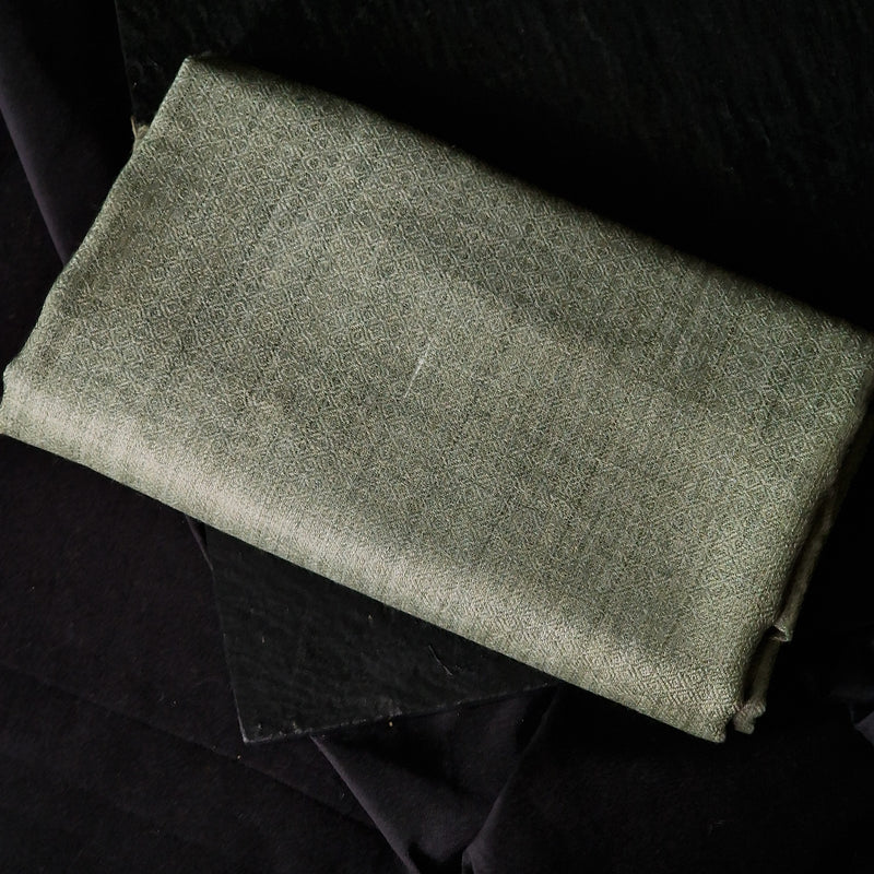 The Luxury Soft Kashmir Pashmina Stoles- Sage Grey - Baga Ethnik Living