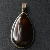 moss agate pendant