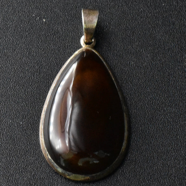 moss agate pendant