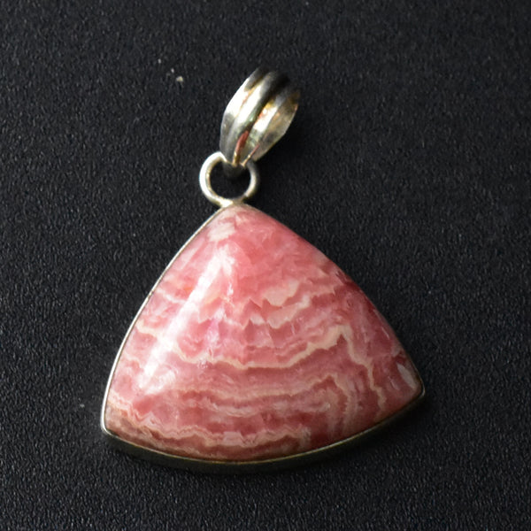 Rhodochrosite Crystal Pendant