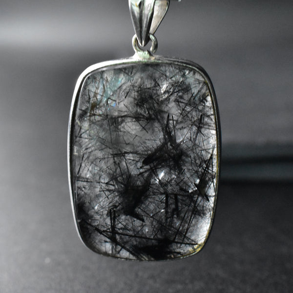 Ritualized Quartz Silver Pendant