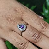 Harmony Amethyst Crystal Ring - Baga Ethnik Living