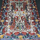 Kashmiri Handmade Chain Stitch Rug Embroidered Wall Hanging - Baga Ethnik Living