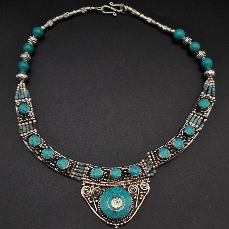 Nepali Jewelry Statement Necklace - A great gift for her! - Baga Ethnik Living