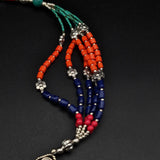 Tibetan Tribal Statement Necklace Jewellery Semi Precious Great Gift Idea