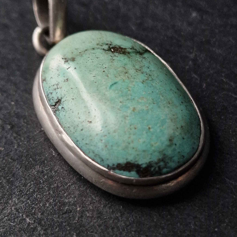 Unique Vintage Collection Green Turquoise Pendant - Baga Ethnik Living