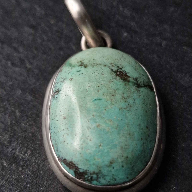 Unique Vintage Collection Green Turquoise Pendant - Baga Ethnik Living