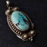 Unique Turquoise Pendant | Handcrafted Design - Baga Ethnik Living