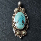 Unique Turquoise Pendant | Handcrafted Design - Baga Ethnik Living