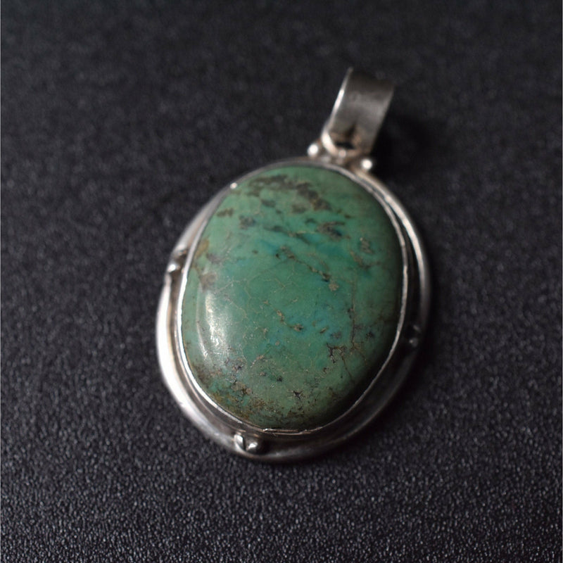 Unique Turquoise Pendant - Baga Ethnik Living