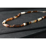 Bohemian style Himalayan Agate Beaded Necklace - Baga Ethnik Living