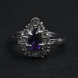 Harmony Amethyst Crystal Ring - Baga Ethnik Living