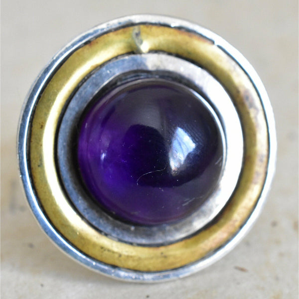 Picture Perfect Amethyst Crystal Ring - Baga Ethnik Living