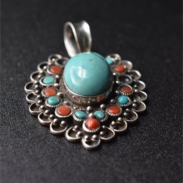 Unique Sterling Silver Eternal Blossom Pendant - Baga Ethnik Living