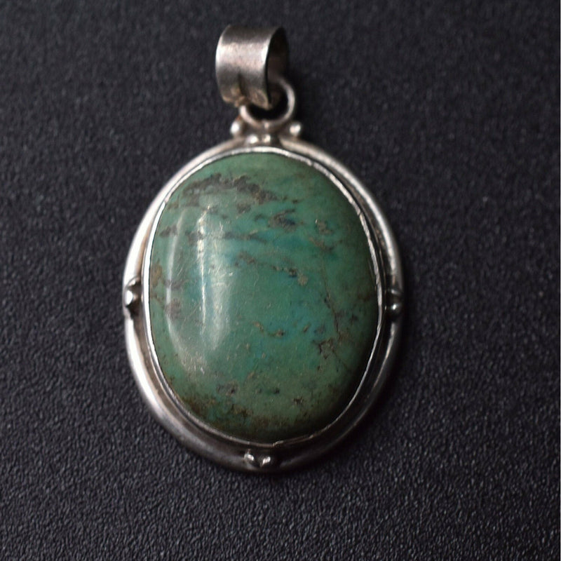 Unique Turquoise Pendant - Baga Ethnik Living