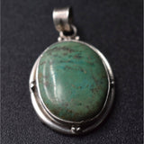 Unique Turquoise Pendant - Baga Ethnik Living