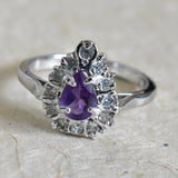 Harmony Amethyst Crystal Ring - Baga Ethnik Living