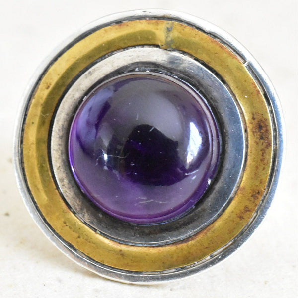 Picture Perfect Amethyst Crystal Ring - Baga Ethnik Living