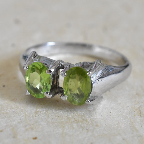 Unique Himalayan Peridot Ring - Baga Ethnik Living